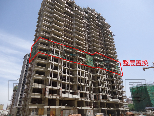 內(nèi)蒙古鄂爾多斯龍灣住宅樓混凝土置換項目